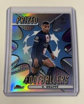 2023 Topps Finest Uefa Kylian Mbappe Prized Footballers #PF-17 - Paris Sg Futbol - £7.38 GBP