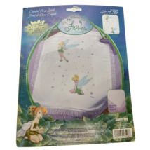Disney Fairies Tinker Bell Afghan Counted Cross Stitch Kit Pre-Fringed 3... - £58.91 GBP