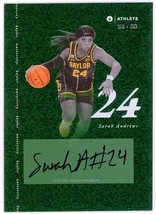 SARAH ANDREWS Baylor Bears 2024 ONIT Athlete Signature Series Auto Green /80 - $19.99