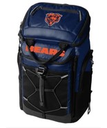 Chicago Bears Cooler Backpack Navy Blue Orange 26-Can Bottle Opener Hiking - $1,978.03 MXN