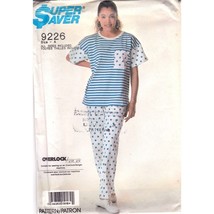 UNCUT Vintage Sewing PATTERN Simplicity 9226, Misses 1989 Knit Pull On P... - $17.42