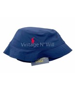 Polo Ralph Lauren L/XL Newport Navy Blue Red Pony The Earth Packable Buc... - £36.92 GBP