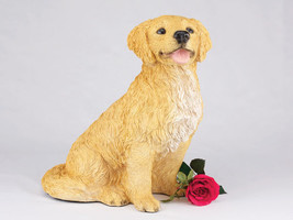Extra Large 346 Cubic Inches Golden Retriever Resin Urn for Cremation Ashes - £144.48 GBP