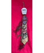 Tibetan Buddhist ~ Bon Shaman Skull Of Impermanence Brocade Temple Wall ... - €25,87 EUR