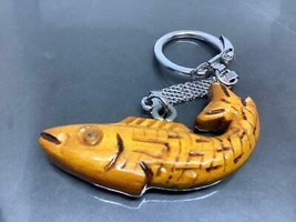 Vintage Fisherman’s Lucky Keyring Cute Little Fish Keychain La Pérade Porte-Clés - £8.05 GBP