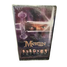 Merlin VHS Clam Shell Factory Sealed VHS - £3.72 GBP