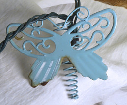 #2411 Vintage Metal Butterfly Patio or Christmas Lights - £27.97 GBP