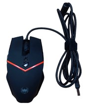 Gaming Mouse Red And Black Professional - £18.36 GBP