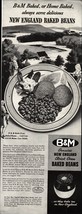 1947 B M Baked Beans farm New England Coast Maine Vtg Print Ad e7 - £19.21 GBP
