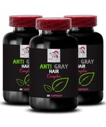 Dynamic Growth - GRAY HAIR COMPLEX - Biotin Energy 3 Bottles 180 Capsules - $59.26 CAD