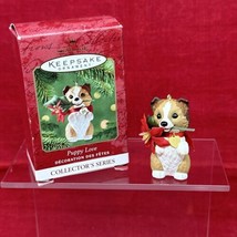 2001 Dated Puppy Love Christmas Tree Hallmark Keepsake Collector VTG Orn... - $14.80