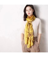 Genuine 100% mulberry silk women&#39;s scarf wraps muffler neckerchief Shawls - $39.51 CAD