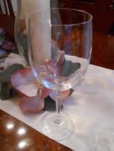 * Bohemia Glassworks Wine Glass Czech Republic Stemmed 9 7/8 Inch Tall - £12.24 GBP