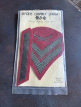 Marine Corps Chevrons Vintage Officer’s Equipment Company USMC Serial #426 - £10.68 GBP