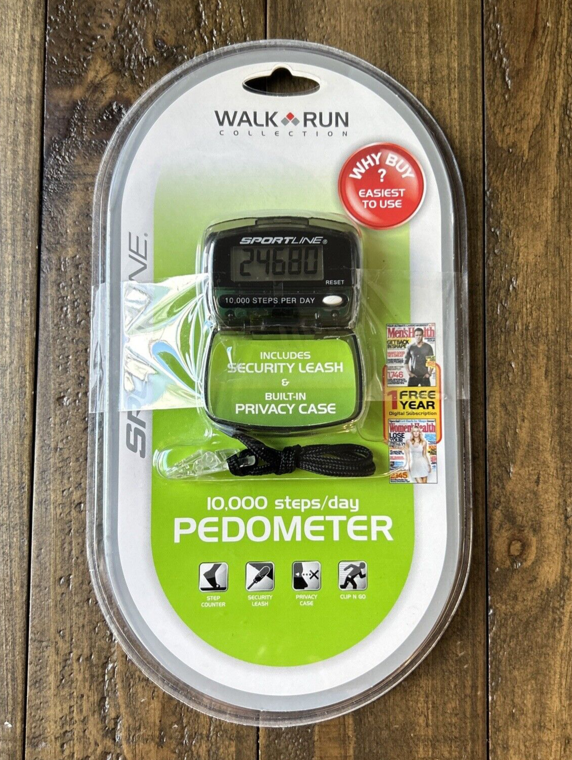 Sportline Clip-n-Go Pedometer | Factory Sealed - NEW! - $8.59