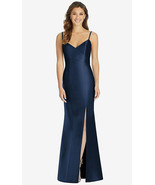 Alfred Sung 758...Maxi Length Spaghetti Strap Mermaid Dress...Midnight...Sz 12 - €89,94 EUR