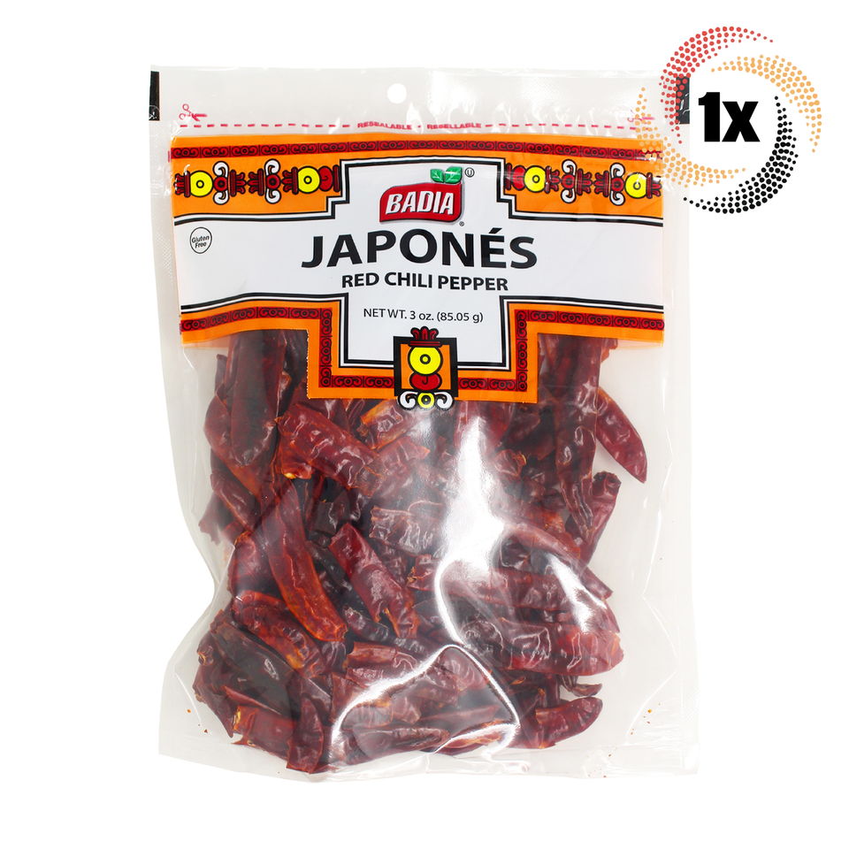 1x Bag Badia Japones Red Chili Pepper | 3oz | Gluten Free No MSG &amp; Kosher - $10.36