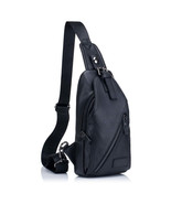 BULLCAPTAIN Men Crossbody Chest bag Leather Sling Backpack - $39.76+