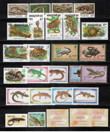 Reptiles Collection MNH Amphibians Lizards Snakes Turtles ZAYIX 0324M0095 - £15.62 GBP