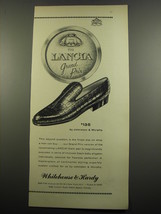 1955 Whitehouse &amp; Hardy Johnston &amp; Murphy Lancia Shoes Advertisement - £14.78 GBP