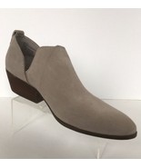 NEW JOIE Rowen Cutout Heeled Suede Booties, Taupe (Size 9.5) - $49.95