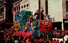 Mardi Gras in New Orleans Louisiana Postcard Posted 1963 - £4.05 GBP