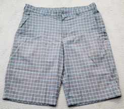 Nike Golf Performance Shorts Mens 34 Multi Plaid Stretch Slash Pocket Lo... - $452.22 MXN