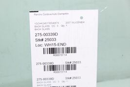 Back Glass Fixed Non-heated Fits 07-14 SIERRA 2500 73714 image 10