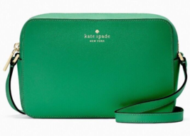 Kate Spade Harper Green Bean Leather Crossbody Bag WKR00062 Handbag NWT $279 - £79.80 GBP