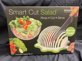 Urban Trend Smart Cut Salad Maker Cutter Chopped Salad Includes Serving Bowl - £5.41 GBP