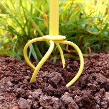 Manual Twist Tiller Garden Claw Gardening Hand Tiller with a Removable B... - £42.42 GBP