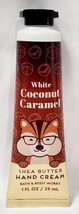 Bath Body Works WHITE COCONUT CARAMEL Shea Butter Hand Cream Moist 1 oz/... - $18.00