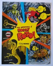 Adventures Of Robby Roto Arcade FLYER 1982 Original Video Game Retro Vin... - $33.25