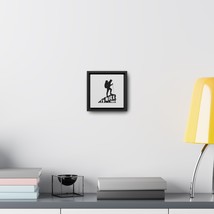Hike That Gallery Canvas Wrap Square Frame Black Silhouette Hiker - £42.09 GBP+