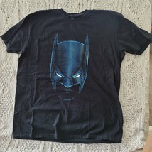 EUC Six Flags Magic Mountain Batman Shirt Super Hero Rollercoaster Sz XL Black - £15.55 GBP