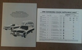1980 Oldsmobile Trailer Towing Information Recommendations Equipment Sup... - $19.79