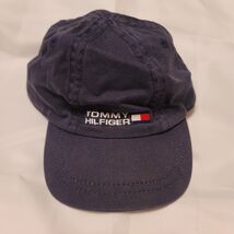 Vintage Tommy Hilfiger Blue Red Spell out Flag Baby/Toddler Unisex Baseb... - $12.86