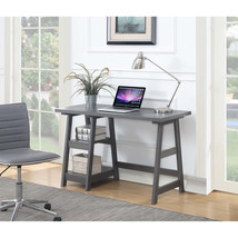 Convenience Concepts Designs2Go Trestle Desk Charcoal Gray - 29.25 x 20.... - $4,006.01 MXN
