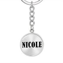 Nicole v01 - Luxury Keychain Personalized Name - £23.45 GBP
