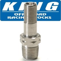 Pacific Customs King Shocks Replacement 1/8NPT Long Schrader Valve 1-3/8... - £29.60 GBP