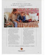 Anheuser Busch 1994 Public Service Annoucement Print Ad Stop Underage Dr... - €3,04 EUR