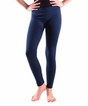 Girl&#39;s 2 Pack Navy Fleece Lined Leggings - $10.99