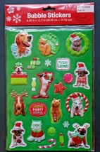 International Greeting Bubble Puffy Christmas Dog Cat 23+ Stickers Large U49 - £3.17 GBP