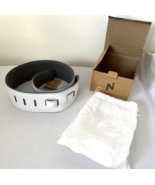 Nefelibata 2 1/2&quot; Guitar Strap White Leather w/Soft Interior  New in Box - $35.14 CAD
