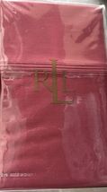 Ralph Lauren Addison Stamford Red King Pillowcases 400 Thread Count New - $44.55