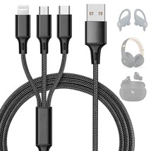 For Beats All Series Charger Cable, Charging Cord For Iphone 14 14Pro, Powerbeat - £16.48 GBP