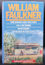 William Faulkner Four Novel Omnibus First Thus First printing 1987 Hardcover DJ - £28.94 GBP