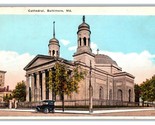 Cathedral Baltimore Maryland MD UNP WB Postcard V12 - $2.92