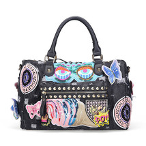 iPinee New Women Luggage Travel Bags Cute Daypack Denim Bags Handbags Fashion Sh - £61.76 GBP