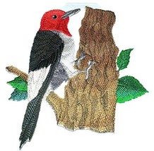 Nature Weaved in Threads, Amazing Birds Kingdom [Red Headed Woodpecker] ... - $19.30